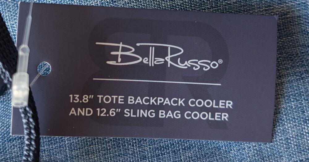 🧨NWT Bella Russo Tote Backpack and Sling Bag Cooler